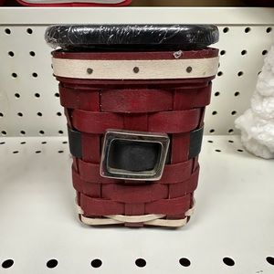 Longaberger Santa belly basket